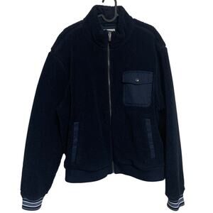 Original Penguin Sherpa Fleece Jacket Mens Size XL